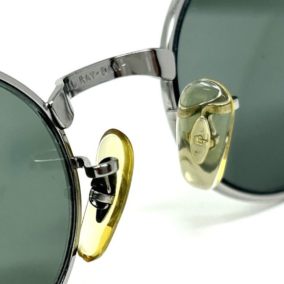 Vintage Bausch & Lomb Ray Ban W2187 PRAS Sunglasses Gunmetal w/ G-15 - Picture 4 of 15